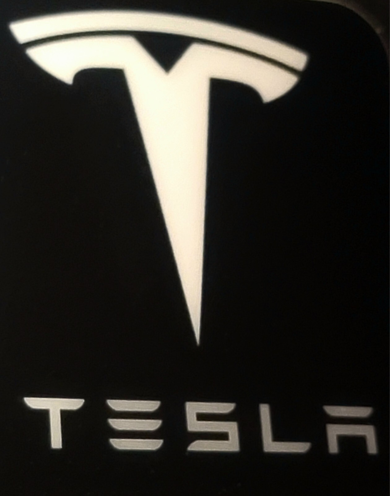 TESLA STICKER “TESLA STYLE” 2 3/4 X 2 7/8″ GLOSSY THICK WATERPROOF OUTDOOR USE