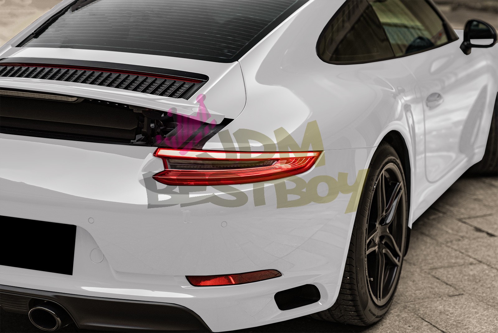 2pcs 4″x8″ Sample PPF Paint Protection Gloss Storm Gray Invisible Scratch Shield