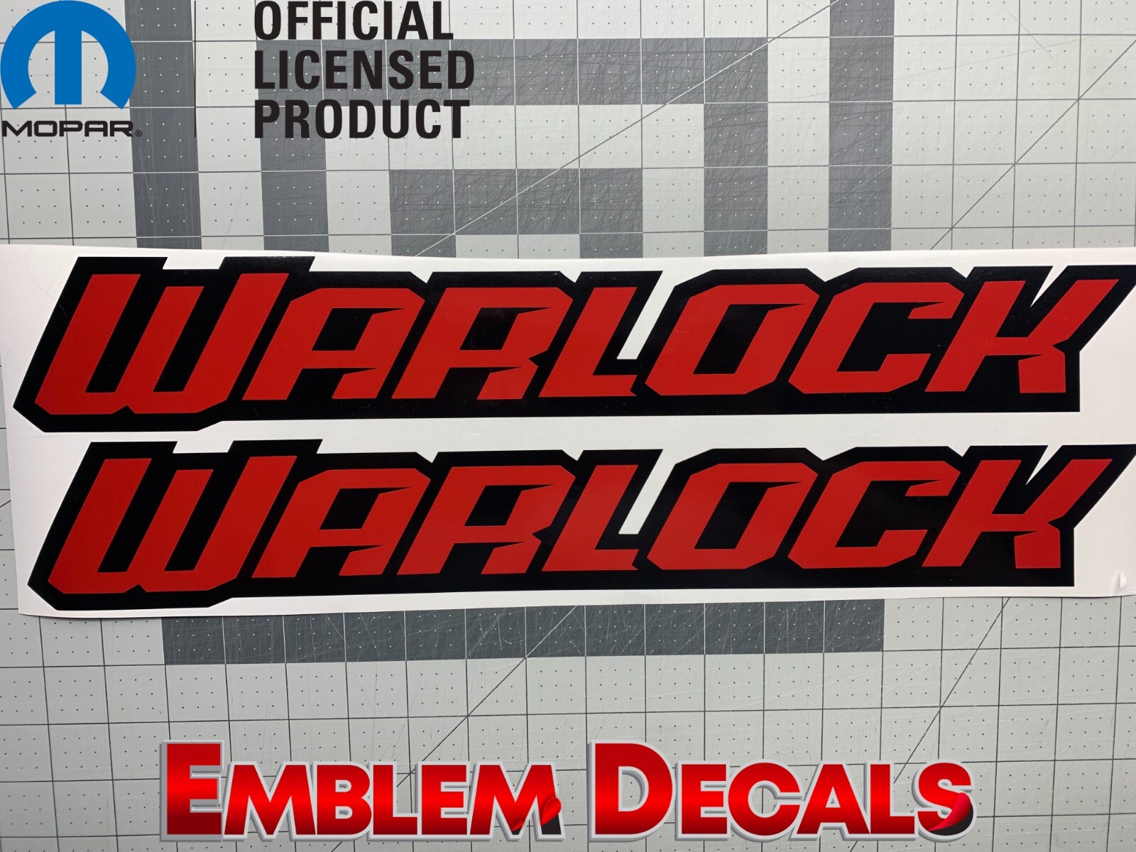 RAM 1500 DS CLASSIC “WARLOCK” 2TONE BED DECAL 2019 2020 2021 2022 2023