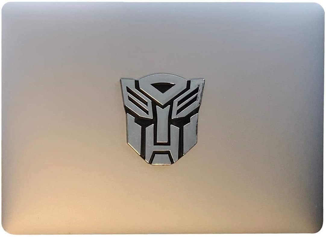 2 PCS in Set Transformers Emblem – 3″ Tall for Car Autobot Sticker Pair Chrome