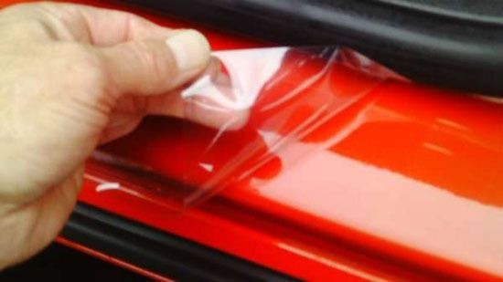 6″ x 60″ Clear Door Sill or Door Edge Paint Protection Scratch Film Vinyl Sheet