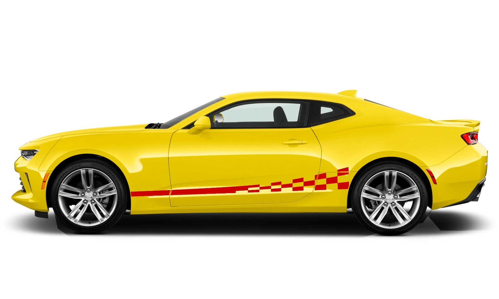 Finishing flag stripes graphics stickers decal compatible with Chevrolet Camaro