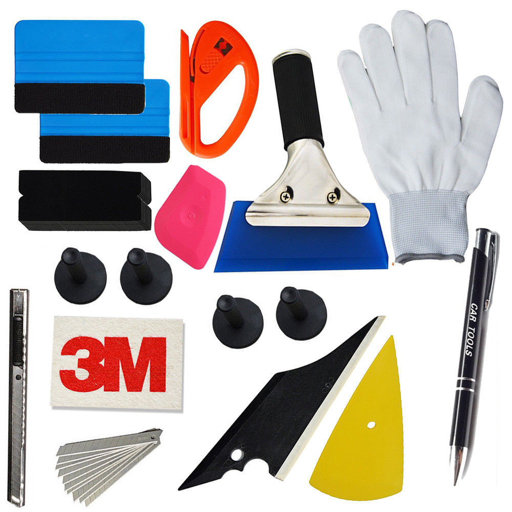 Professional Auto Car Window Tint Tools Kit Decals Wrap Application Squeegee