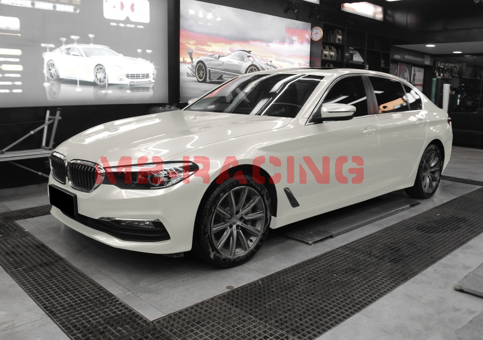 Gloss Metallic Silver Fox Gray PPF TPU Paint Protection Film Dry Wet Vinyl Wrap