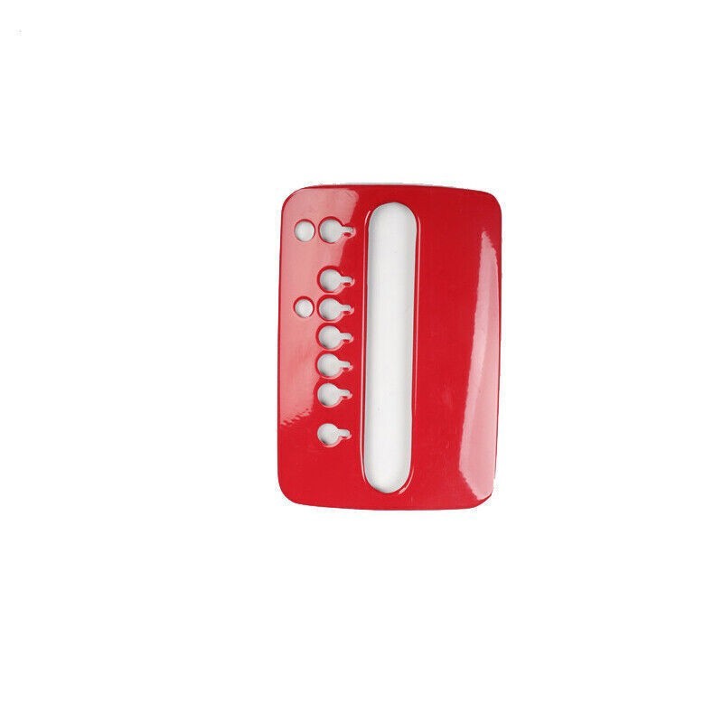 For Vw Beetle 2003-2005 2006 Abs Red Central Console Gear Shift Cover Trim 1pcs