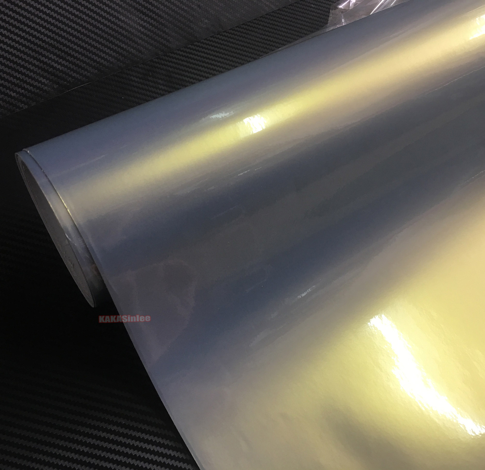 Air Release Glossy Pearl Metallic Grey Chameleon Whole Car Vinyl Wrap Sticker HD