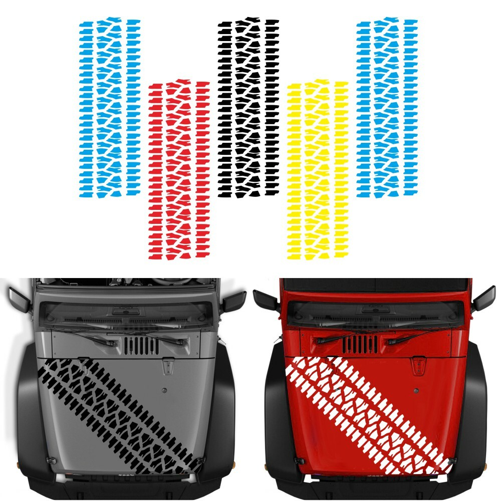 Tire Tread Graphics Sticker Fit for Truck Hood Body Side Door Fender Vinyl Decal