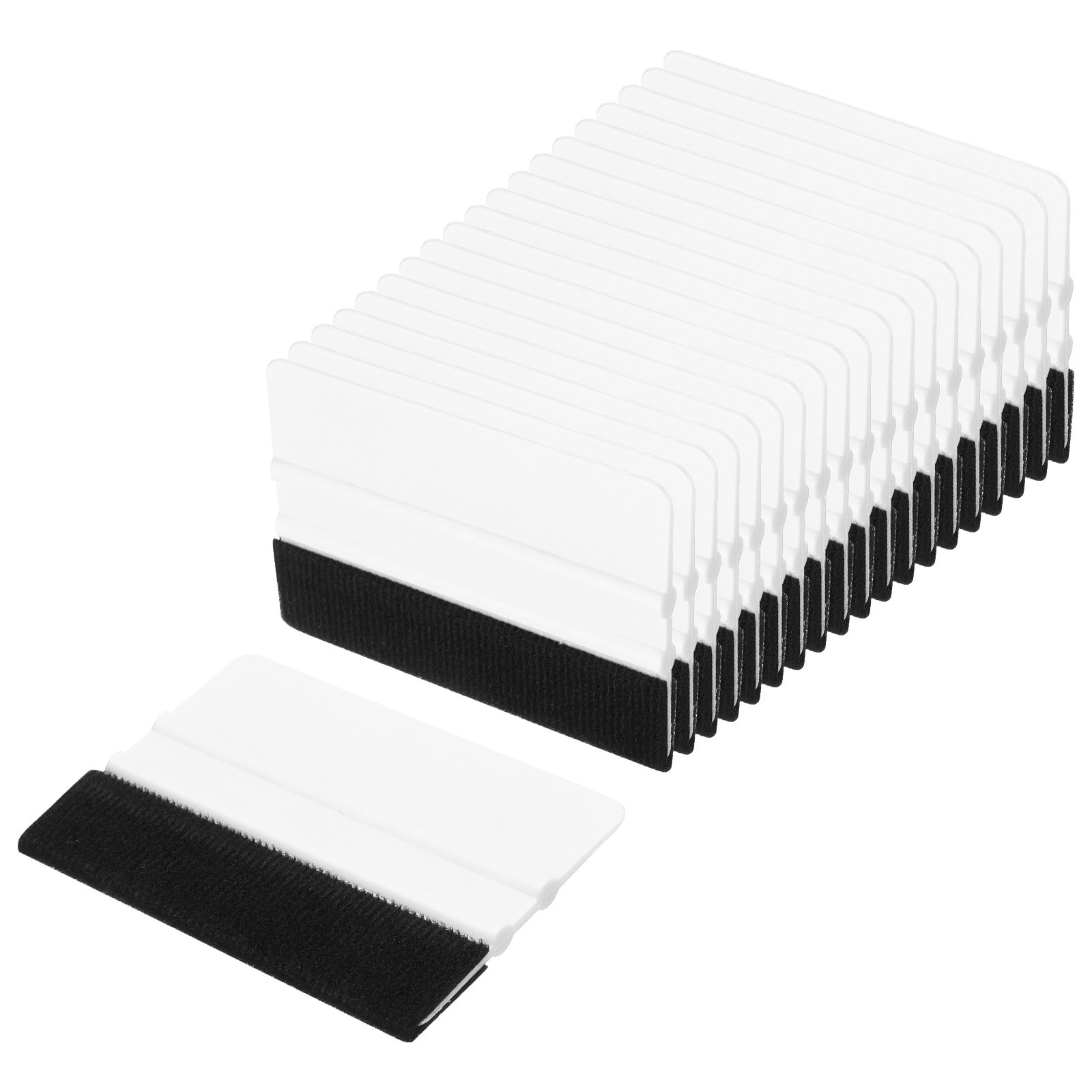 20pcs Car Vinyl Scraper 4 Inch Vinyl Squeegee for Car Window Tint, White
