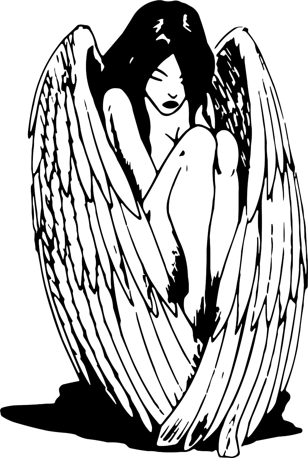 Angel Fairy Wings Women Girl Car Truck Window Vinyl Decal Sticker