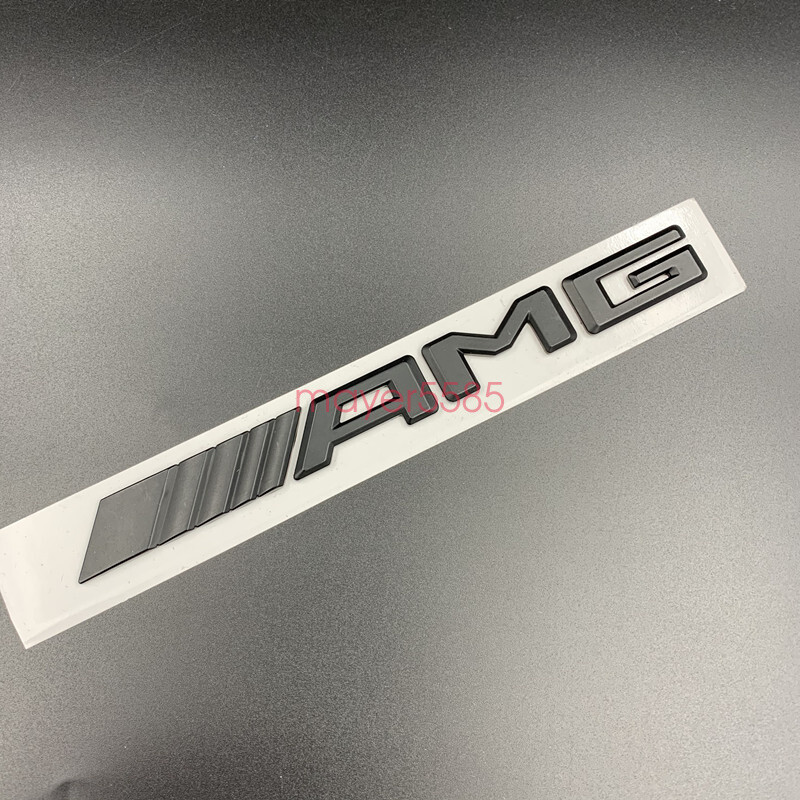 Matte black “SL63 AMG 6.3AMG” Letters Trunk Embl Badge Sticker for Mercedes Benz