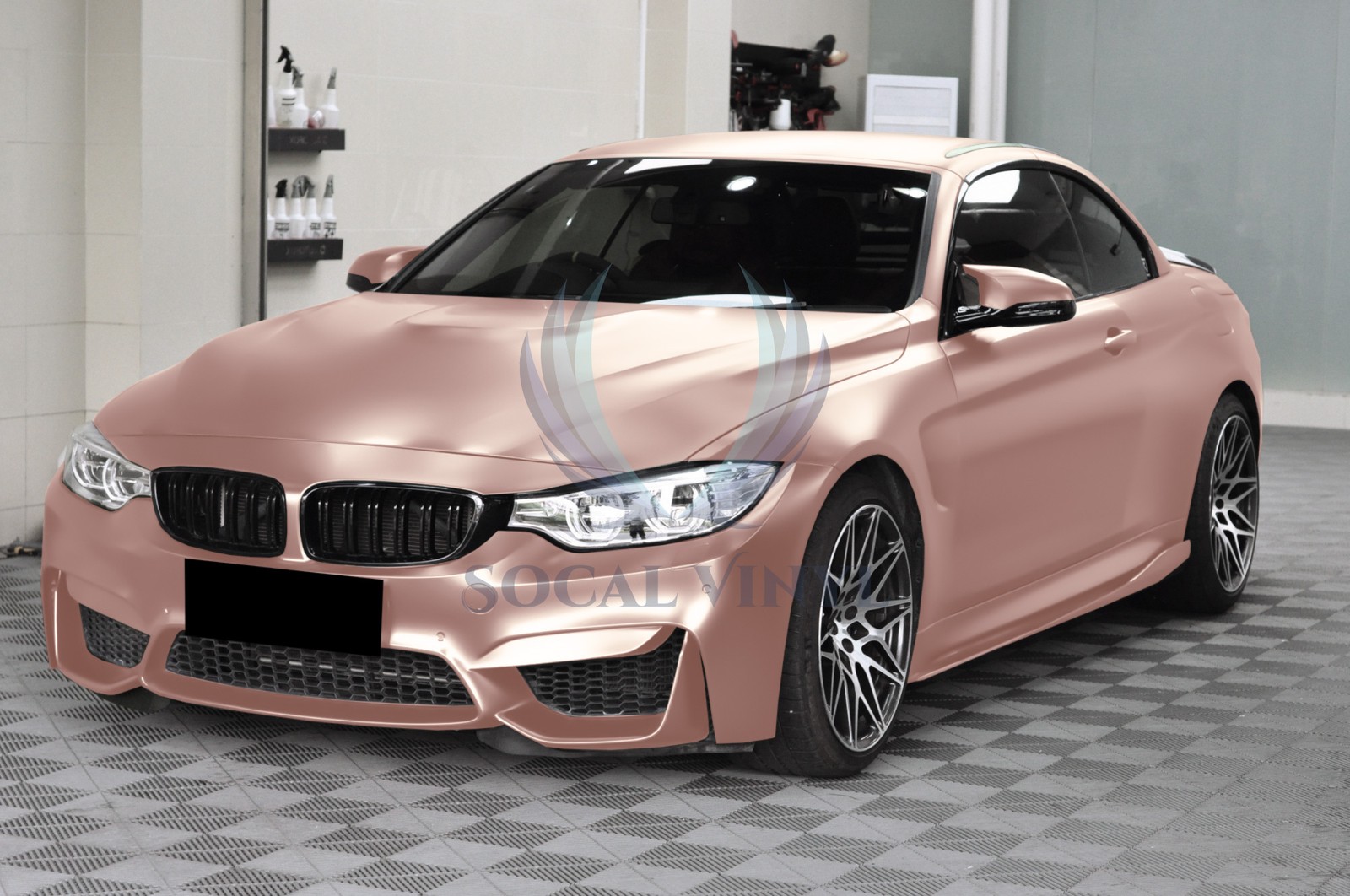 Matte Metallic Rose Gold TPU PPF Paint Protection Film Dry Wet Apply Vinyl Wrap