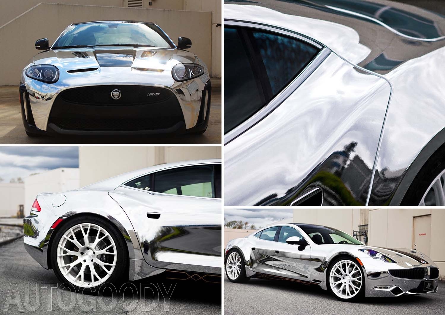 12″ x 60″ Silver Chrome Mirror Vinyl Film Wrap Sticker Stretchable 1ft x 5ft
