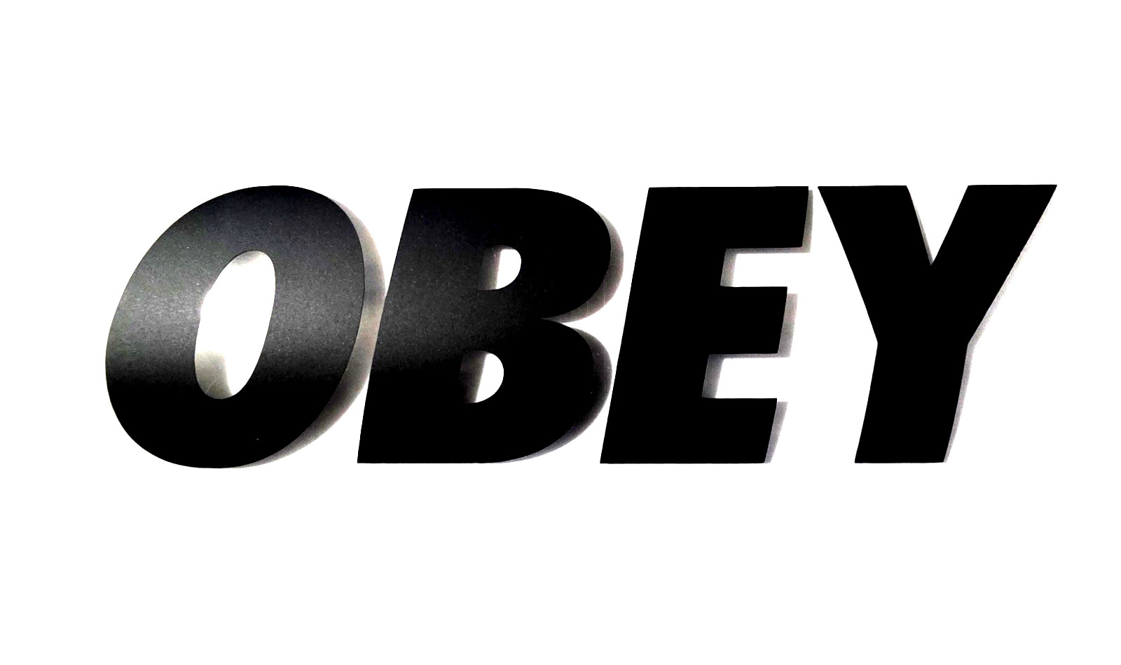 Vinyl Decal Sticker Obey 3.5×7 Inches Black For Car Window or any Surface 6/9