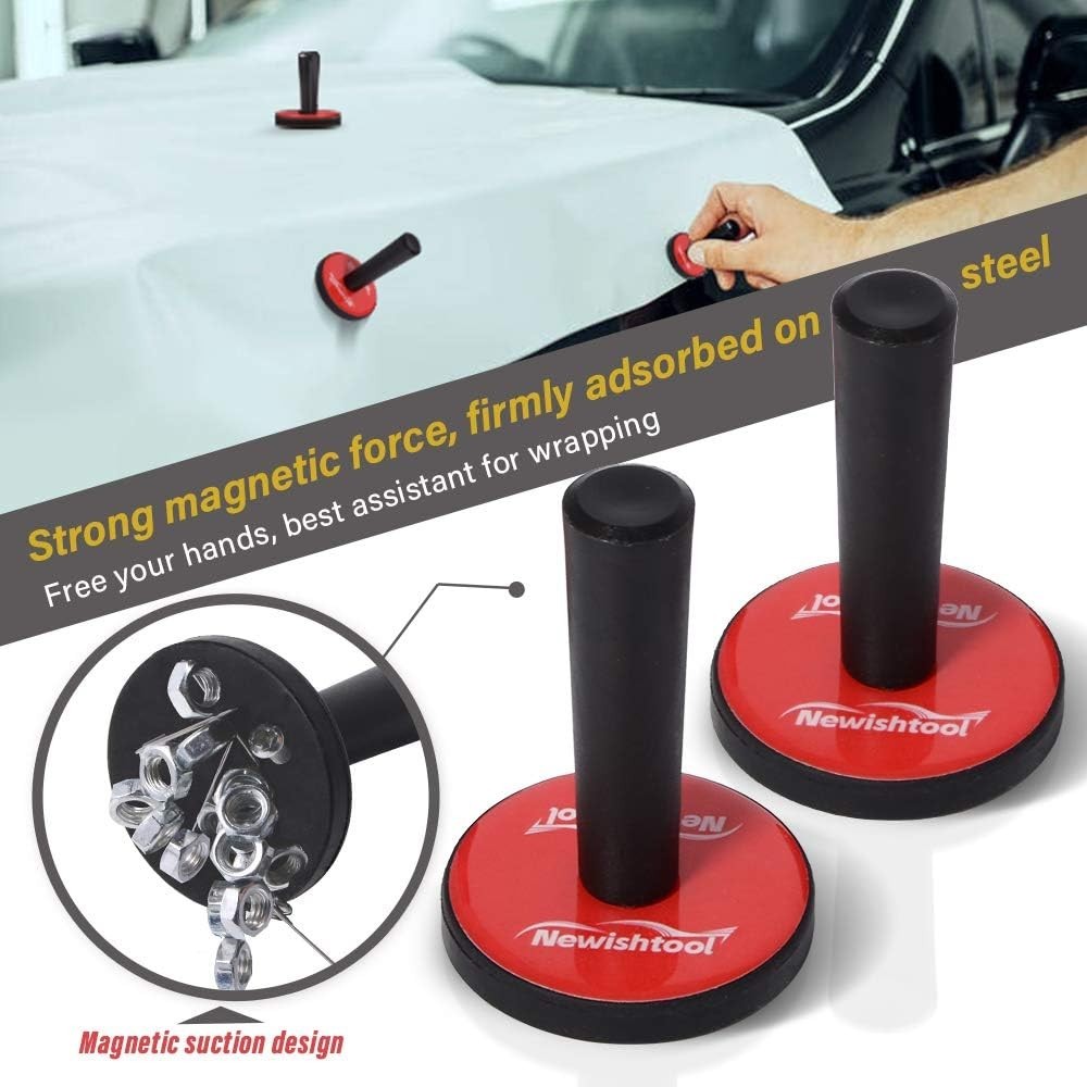 Universal Vinyl Wrap Kit with Precision Tools – Heat Gun & Squeegees Included