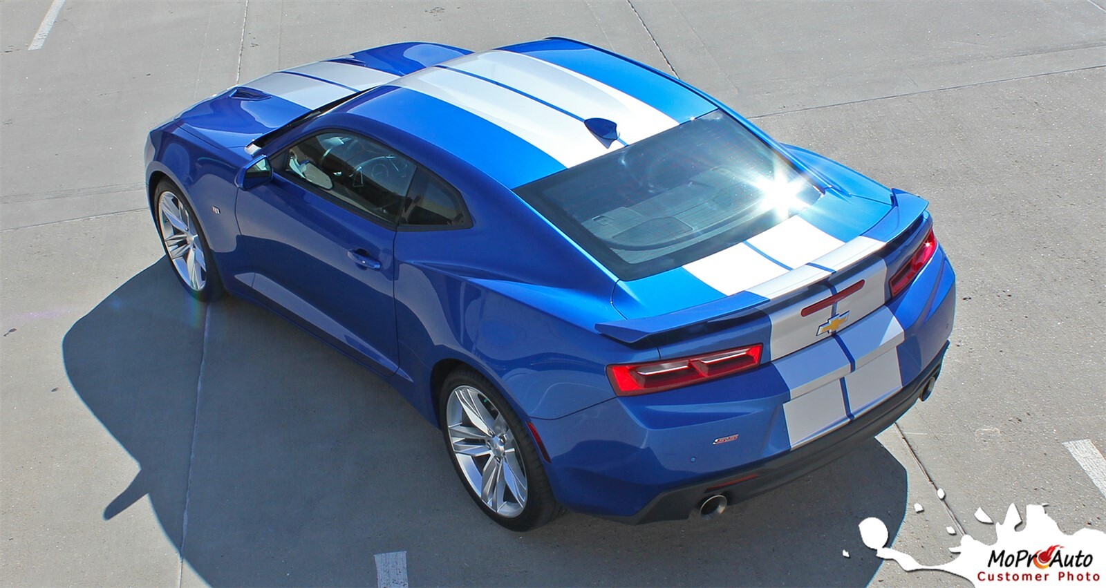 2016-2018 Chevy Camaro Dual TURBO RALLY Racing Stripes Vinyl Graphic Decal SS