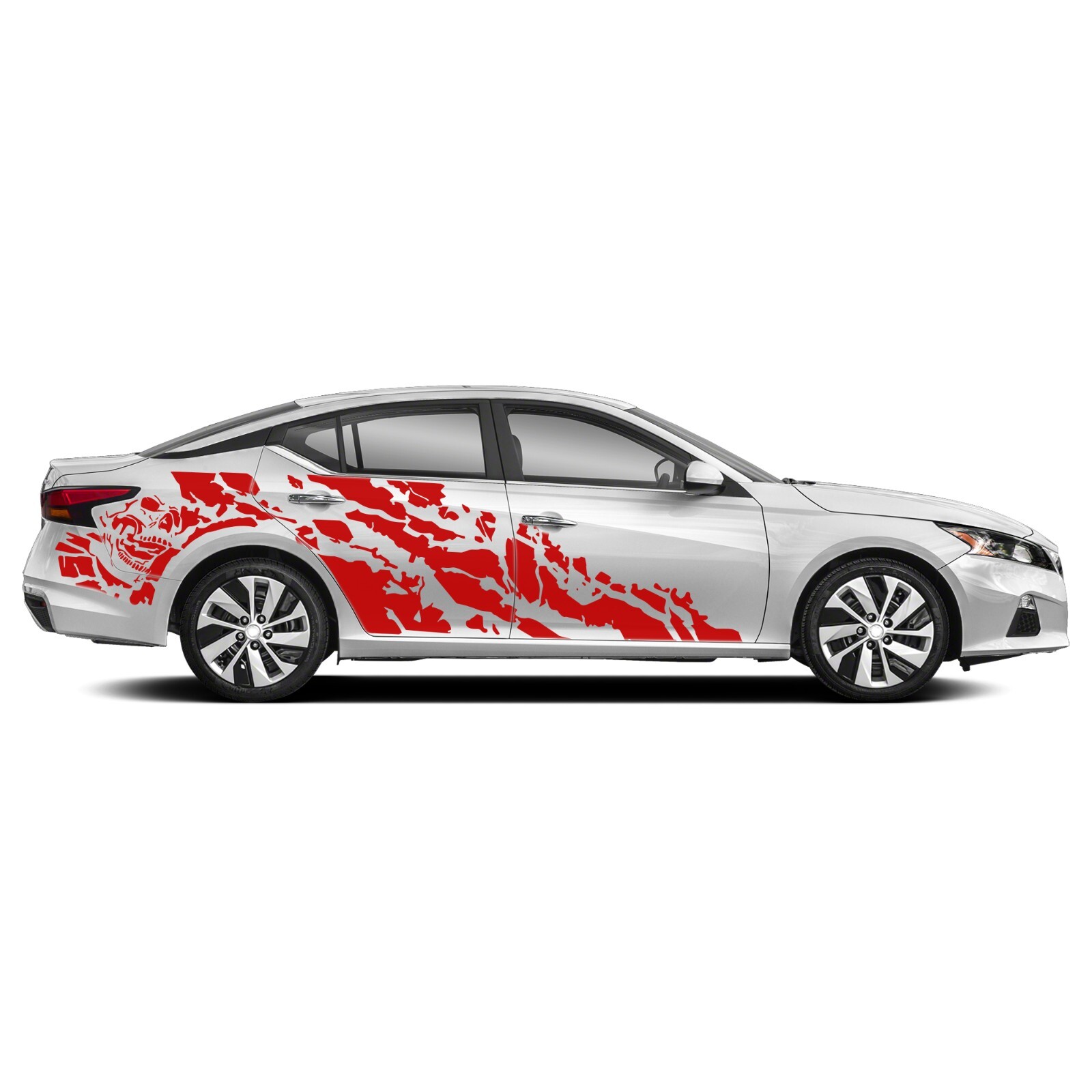 Nightmare Decal for Nissan Altima S SV SL SR Midnight Platinum skull graphic kit