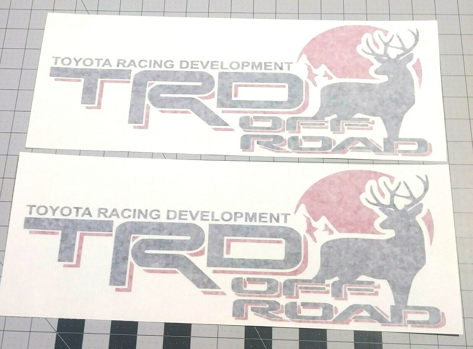 TRD Truck Off-Road 4 x 4 Racing Deer Hunting Tacoma Decal.