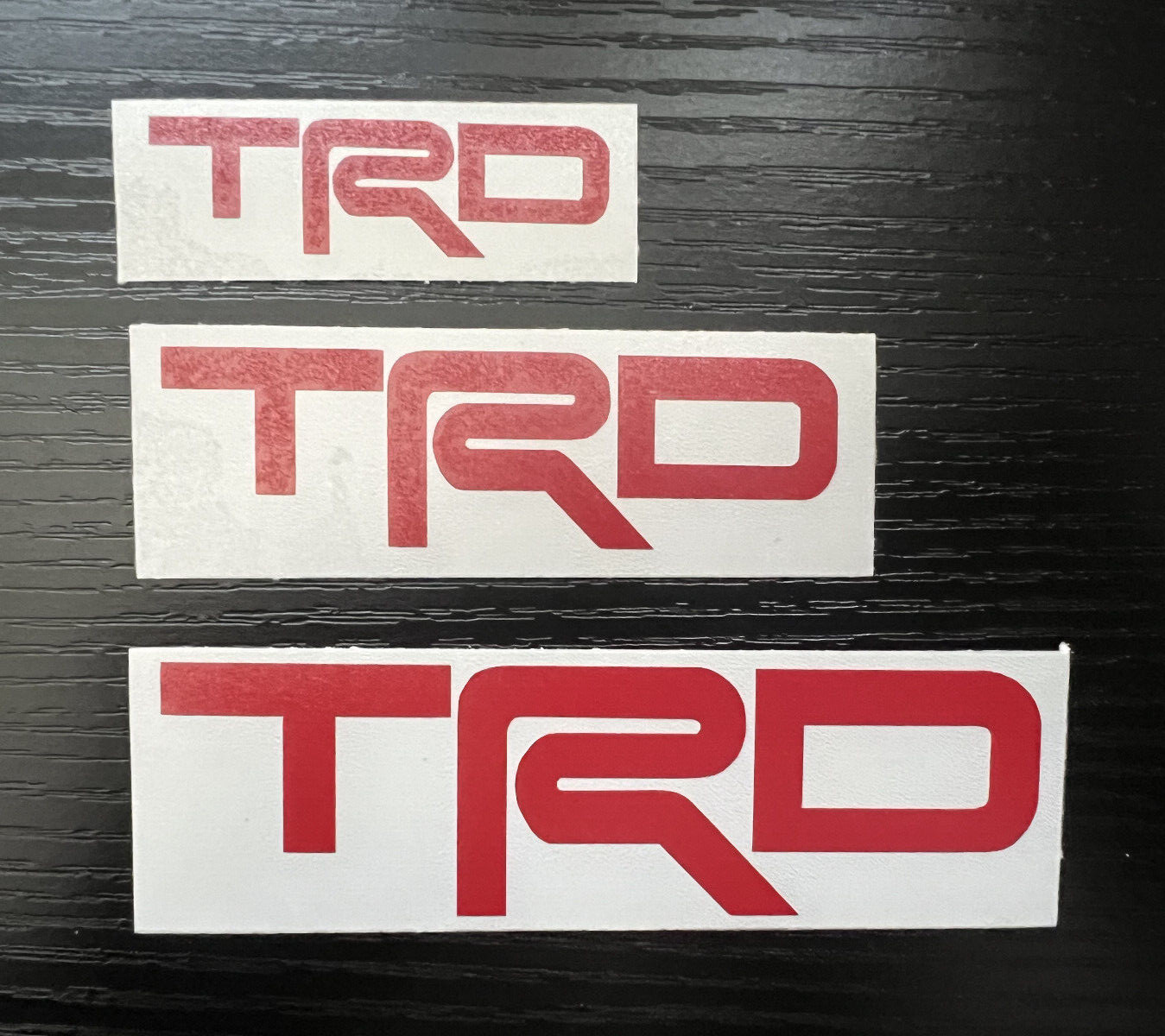 TRD Vinyl Decal for Toyota Truck Tacoma Tundra 4runner Camry Rav4 Window Sticker