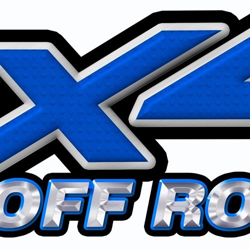 4×4 OFF ROAD Truck Side Graphics Decals (Set of 2) Dark Blue K005OR4