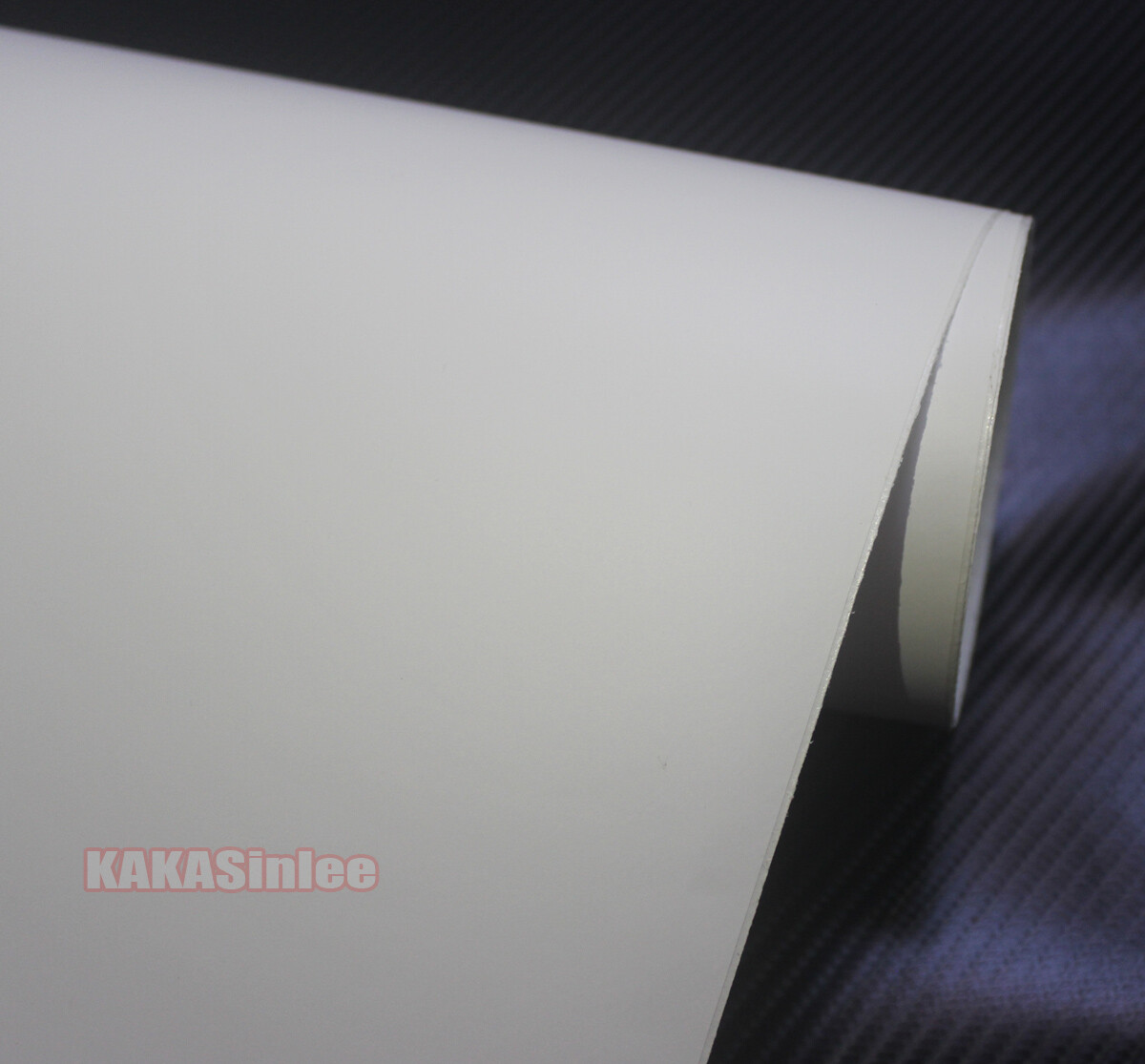 White Stretch Matte Dull Finish PVC Car Vinyl Wrap Sticker Film Bubbles Free US