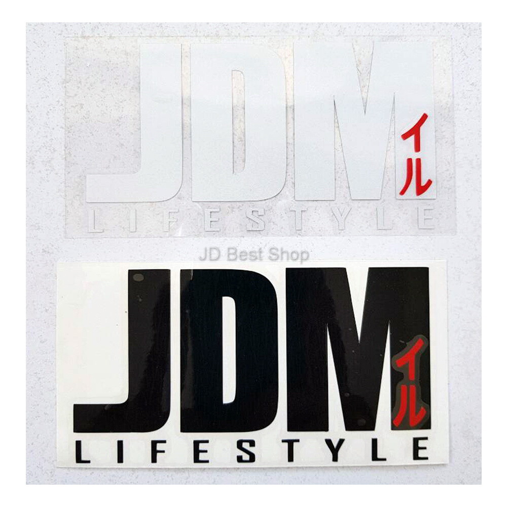 JDM LIFESTYLE Jap Car Trucks Stickers Dicut Vinyl Decal Glass Corner Sport Drift
