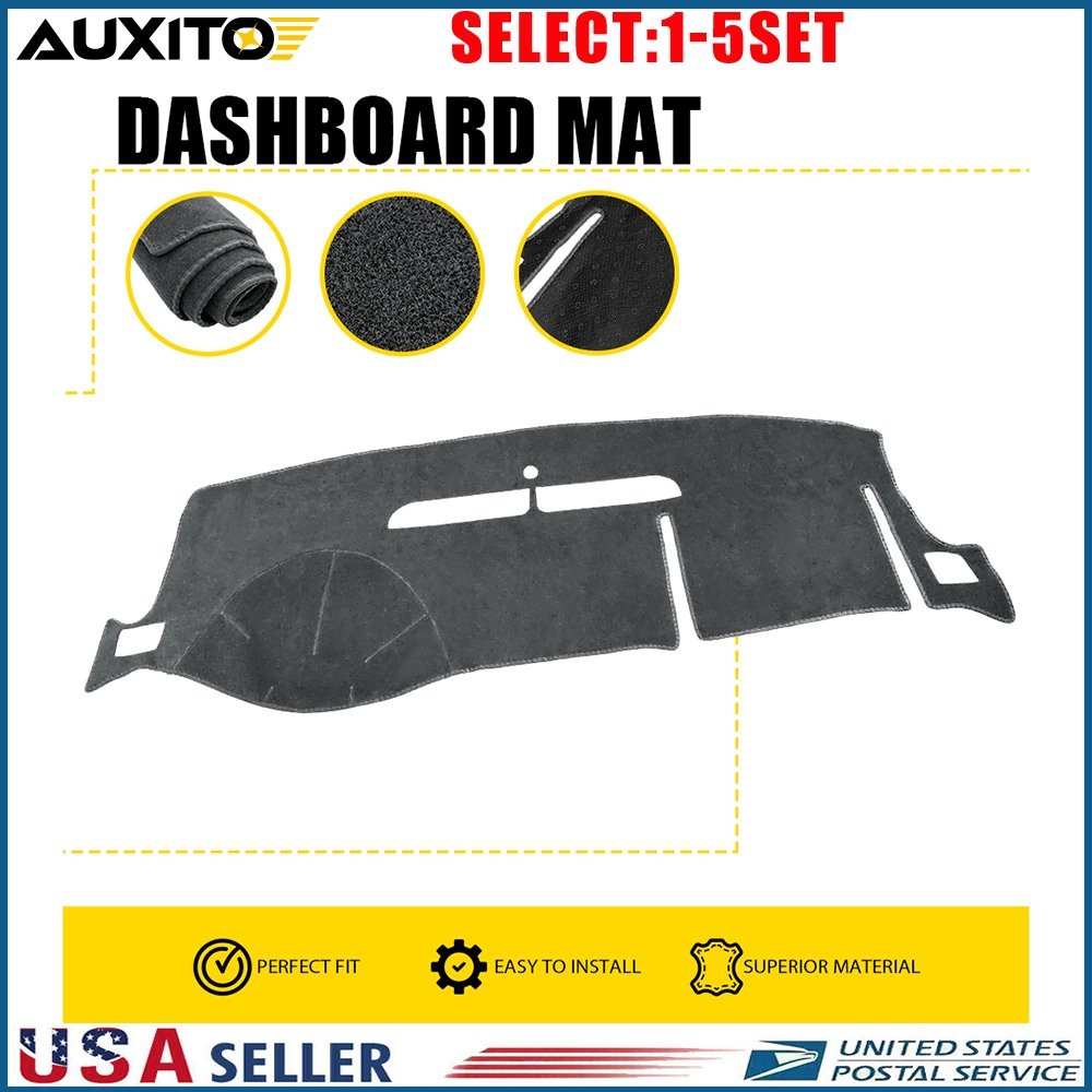 DashMat Dashboard Mat Cover Pad Gray for 2007-2013 Chevy Silverado 1500 1-5X