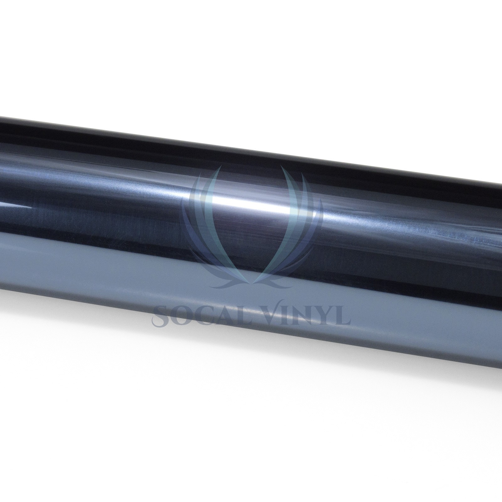 Dark Blue Chrome Window Tint One Way Mirror Film UV Heat Reflective Home Office