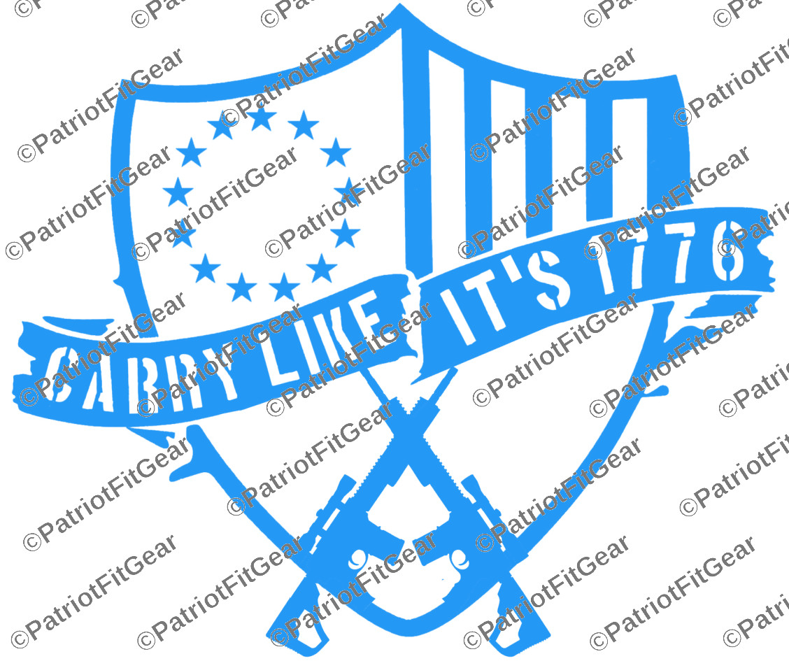 Carry Like Its 1776,2nd Amendment,12″x10″,Gun Rights,Molon Labe,2A,Vinyl Decal