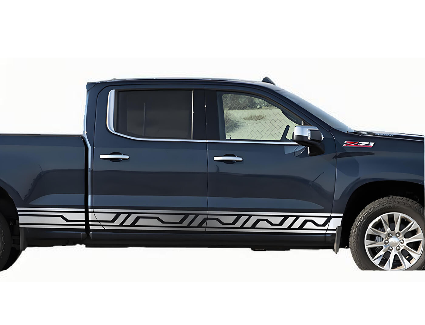 Car Side Stripe Graphics Sticker For Silverado Ford F150 Vw Amarok Hilux Tacoma