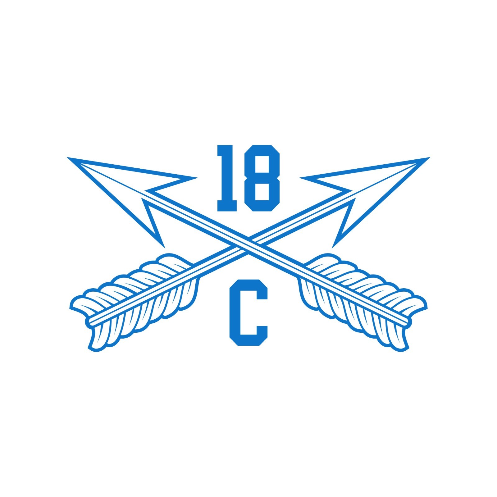 Army MOS 18C Engineer Sergeant SF Crossed Arrows Insignia Decal 3″ x 5.5″
