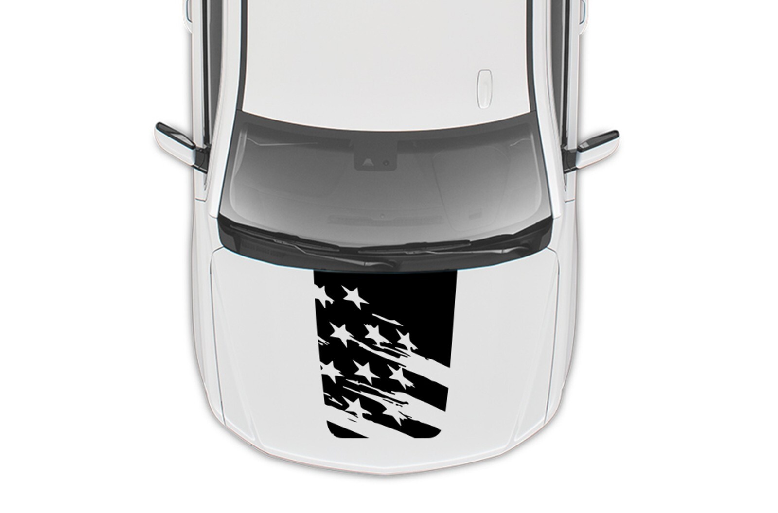 Hood Decal for Chevrolet Tahoe US Flag Graphic Design Sticker Vinyl 2015 – 2023