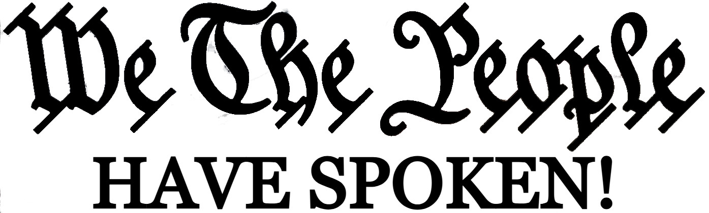 We the People HAVE SPOKEN Car Window Vinyl Decal Graphic Sticker 2024 NEW