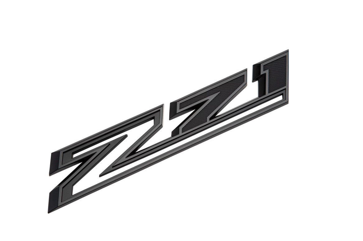 2021-2025 Chevrolet Silverado 2500 3500 HD Z71 Emblems Black 86542916 GM New OEM