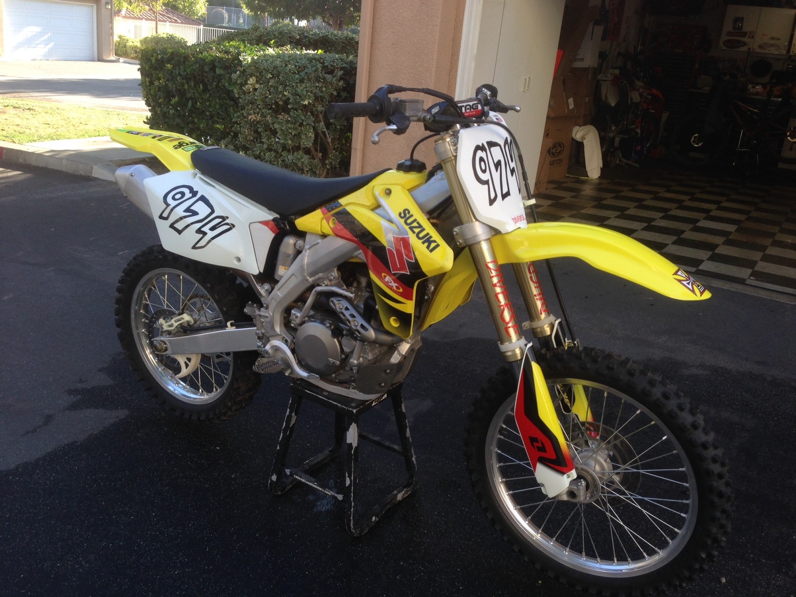3x Custom Racing Number Plate Decals Motocross Bike MX SX ATV Go Kart Race Car
