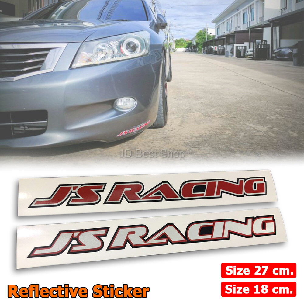 J’s Racing JDM Sticker Reflective Diecut Vinyl Style Japan All Car Racing Sports