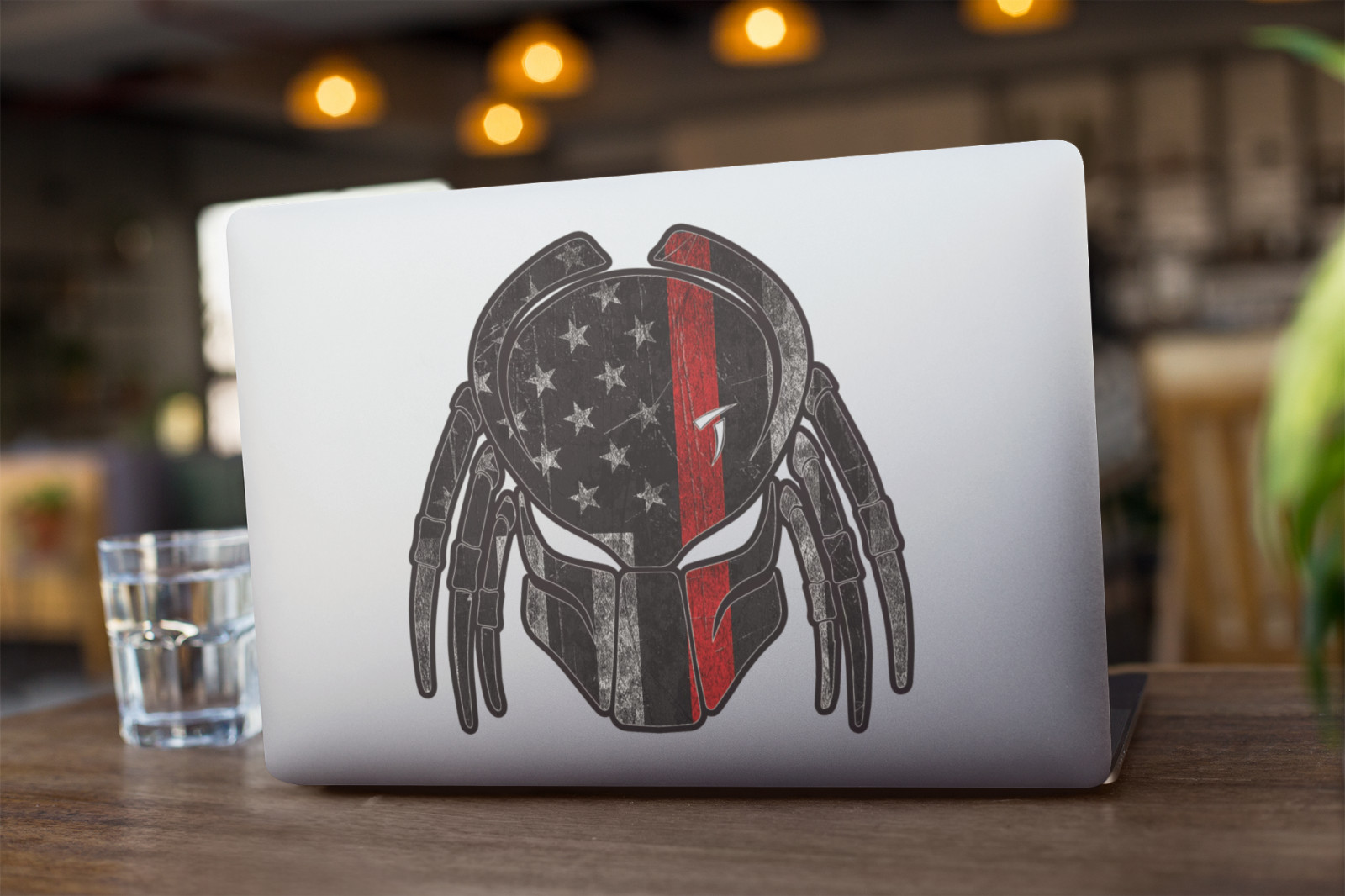 Predator Car Window Vinyl Decal Helmet Sticker Water-Resistat Multiple Sizes