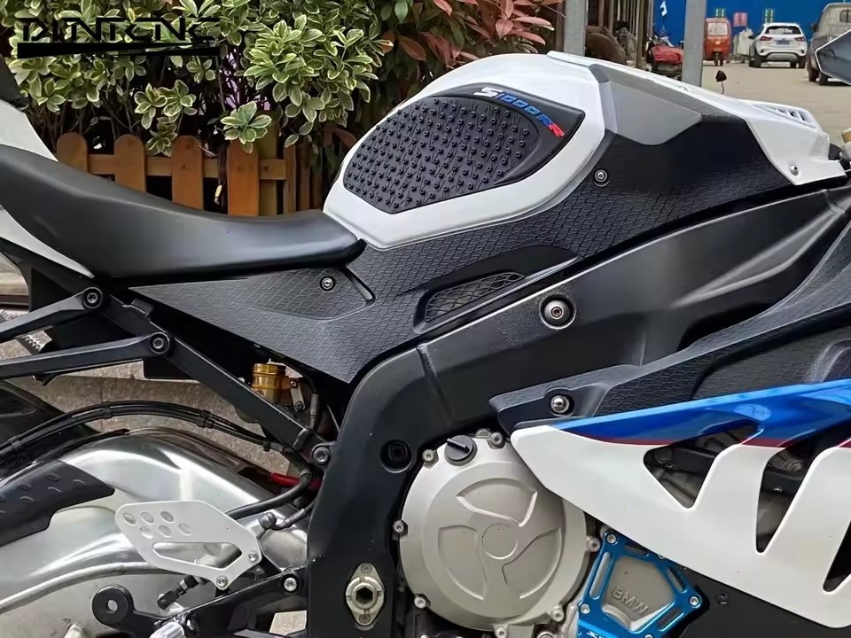 For BMW S1000RR HP4 S1000R Motorcycle Sticker Side Tank Pads Knee Grip Protector