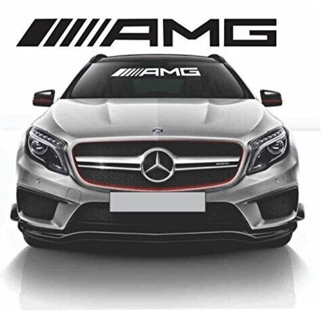 AMG Mercedes Benz Windshield Vinyl Decal Sticker Custom 40″ Vehicle Graphic