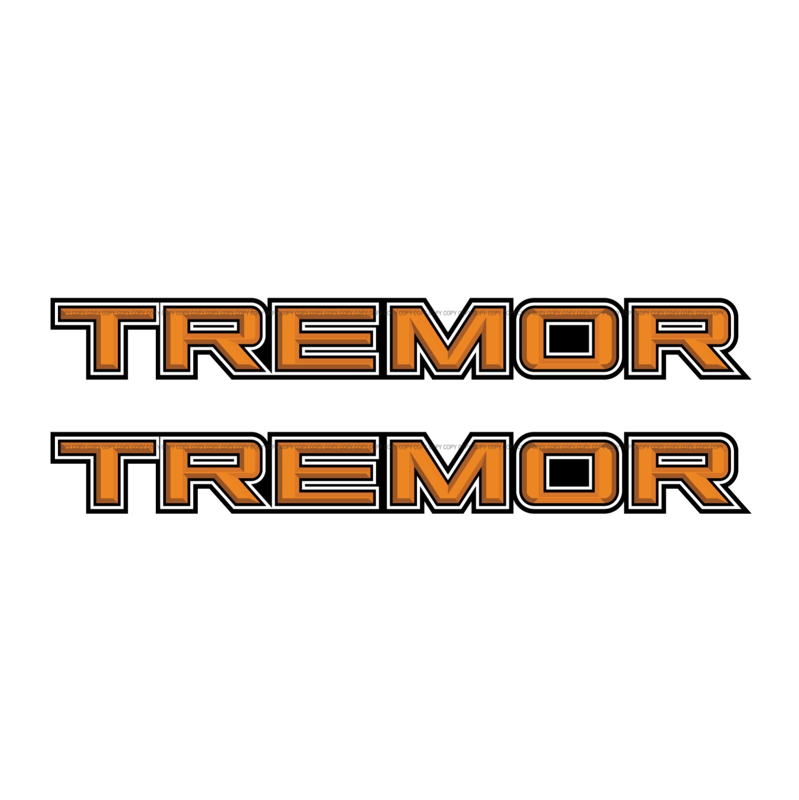 Tremor Package Truck Bed Side Decal Sticker