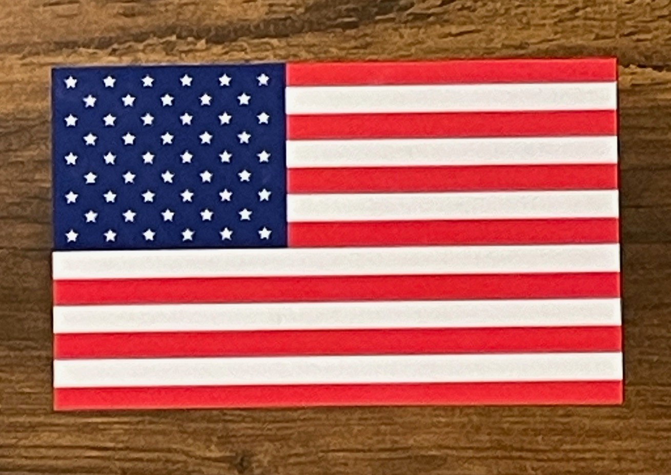 Patriotic American Flag Vinyl Decal Sticker | Vibrant Colors USA Flag | Truck