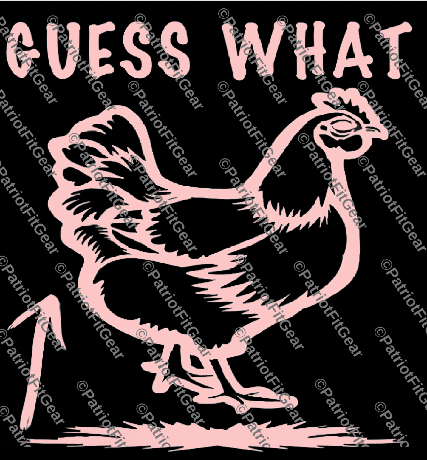 Chicken,Guess What Chicken Butt, Fowl, Poultry Farm, Hen,Pullet,Vinyl Decal