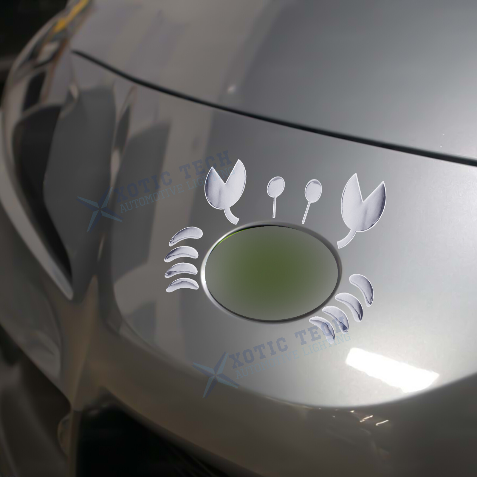3D Crab Car Logo Stickers Auto Emblem Decal Universal Waterproof Self-Adhesive