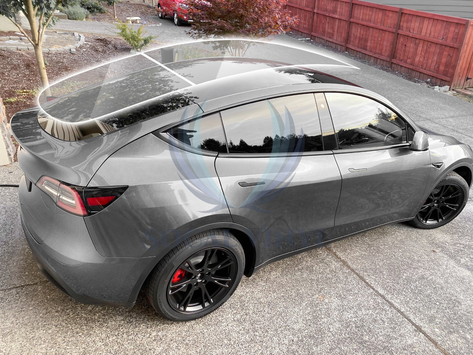 TPU Essmo Security Clear Glass Car Auto Sunroof VLT70% UV99% Windshield Sunshade