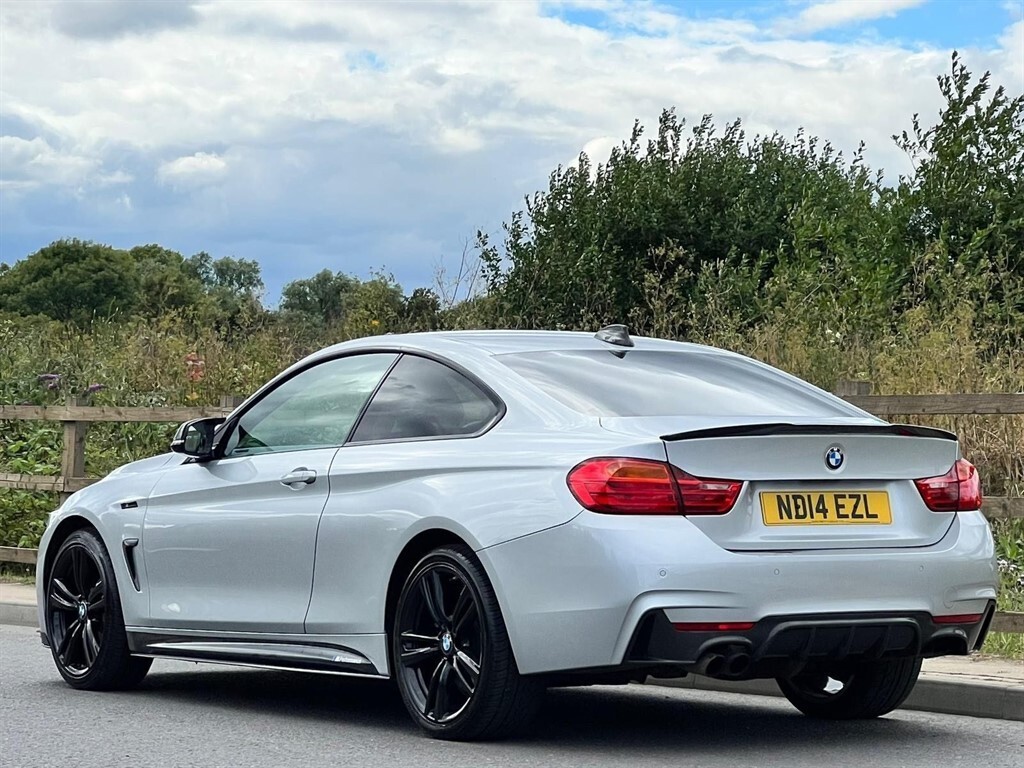 GLOSS BLACK SIDE STICKER SKIRT DECALS FOR BMW 4 SERIES F32 F33 F36 M PERFORMANCE