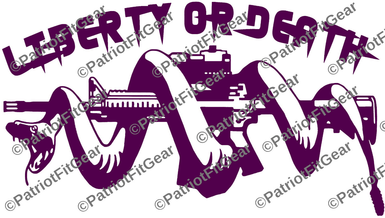 Liberty Or Death,8″x4.5″,Second Amendment,2A,Molon Labe,Snake Coiled,Vinyl Decal