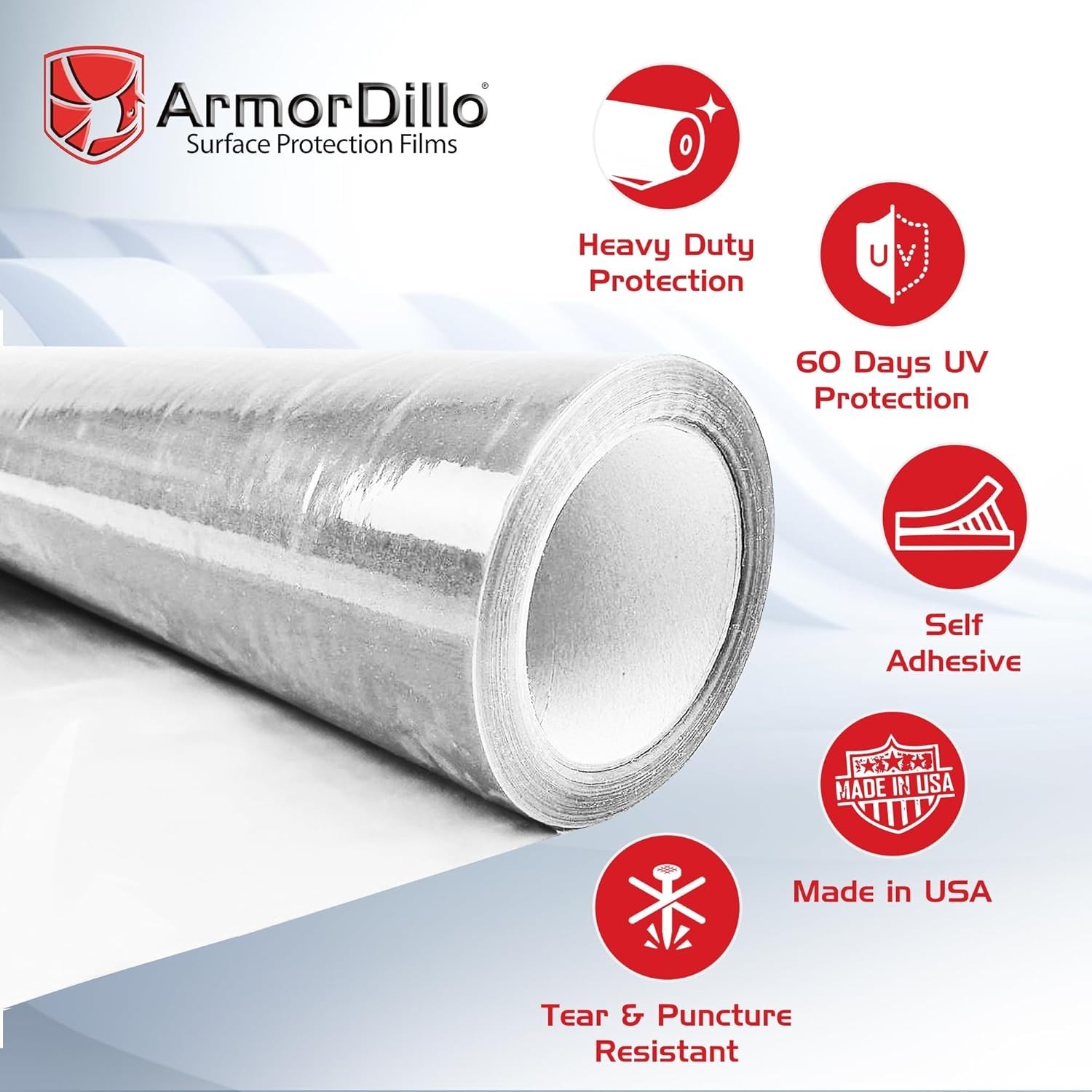 Durable High Tack Collision Wrap 36” x 100ft – 3 Mil Self-Adhesive Protection