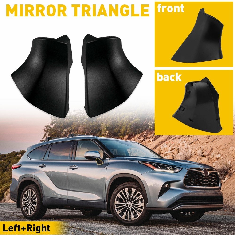 2/Left & Right Side Rearview Mirror Tri Base Cover For Toyota Highlander 20-2 J
