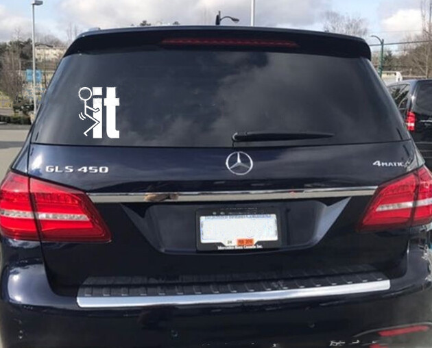 Fck It Funny Decal Vinyl Die Cut Fuck-It JDM Fu*k It Sticker Car Truck Window