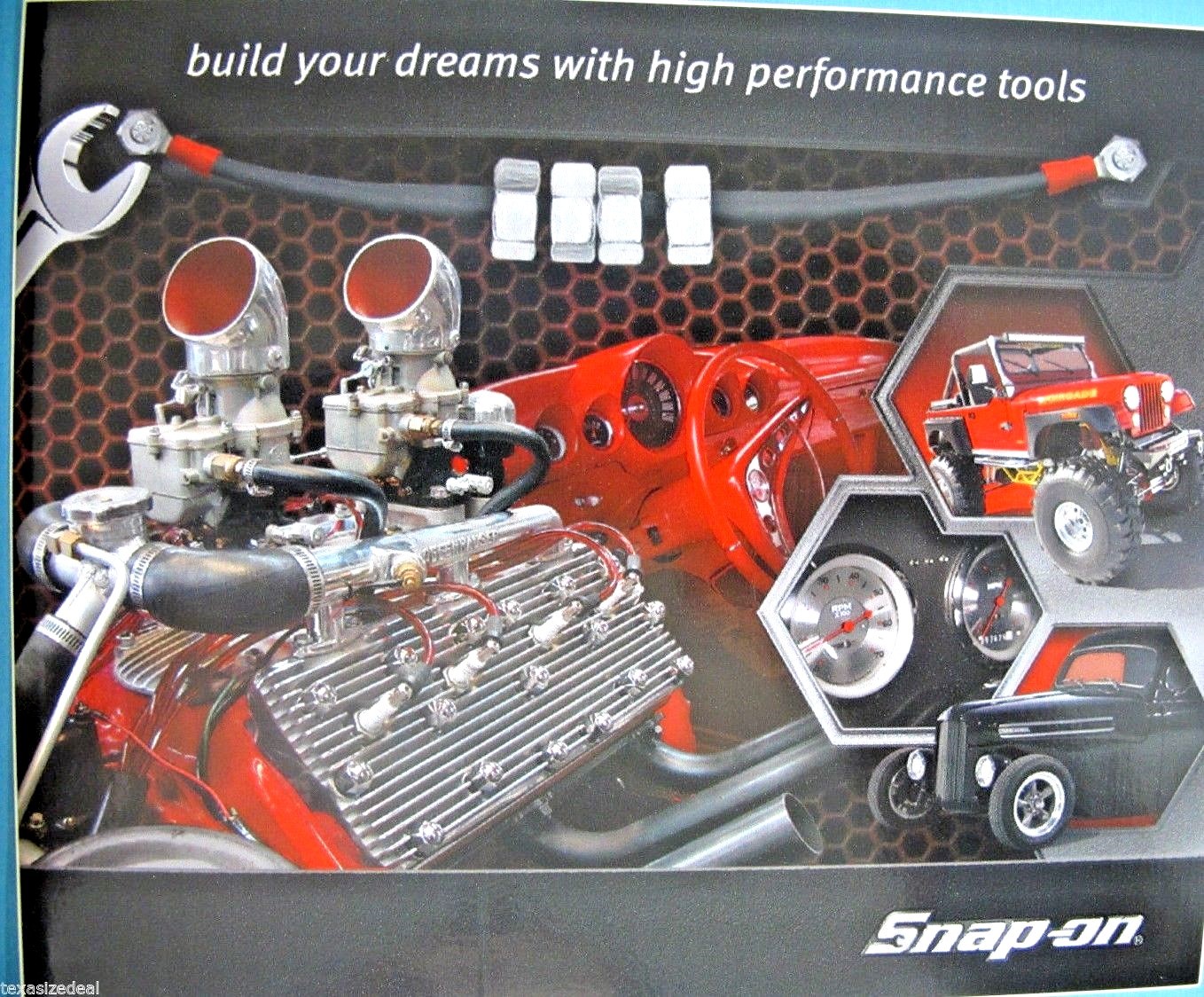 Genuine Official Snap On Tools Logo Decal BUILD YOUR DREAMS Vinyl Sticker – NEW