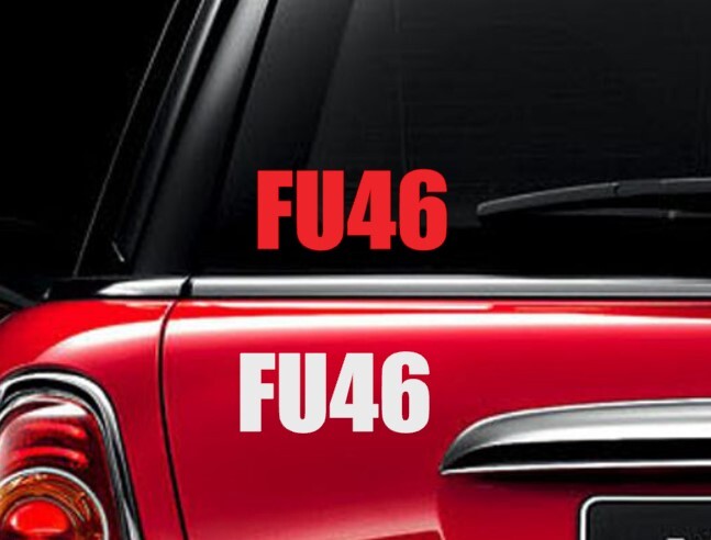 FU46 FJB ANTI BIDEN Decal Vinyl Car Window Sticker ANY SIZE